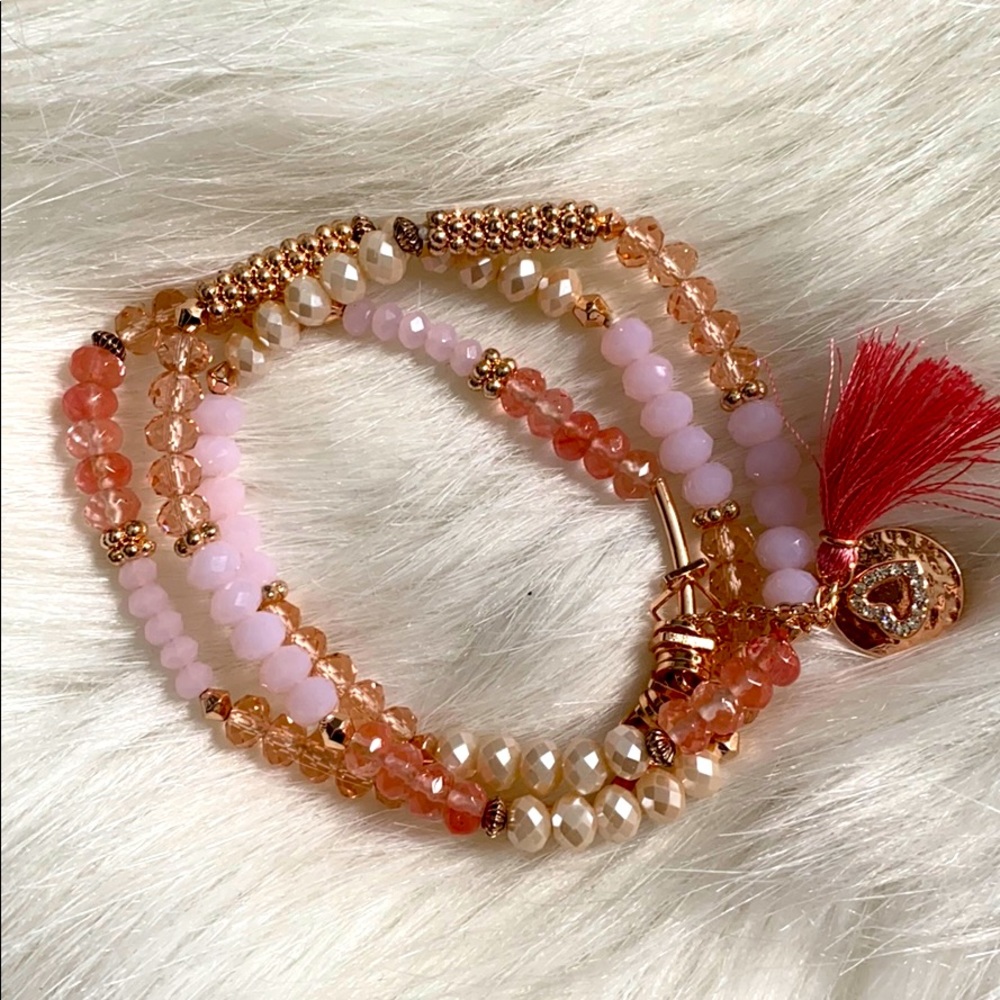 ROSE GOLD/ PINK BRACELET
